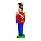 Barcana 75" Red and Blue Life Size Soldier Half Toy Christmas Decor